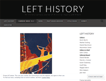 Tablet Screenshot of lefthistory.ca